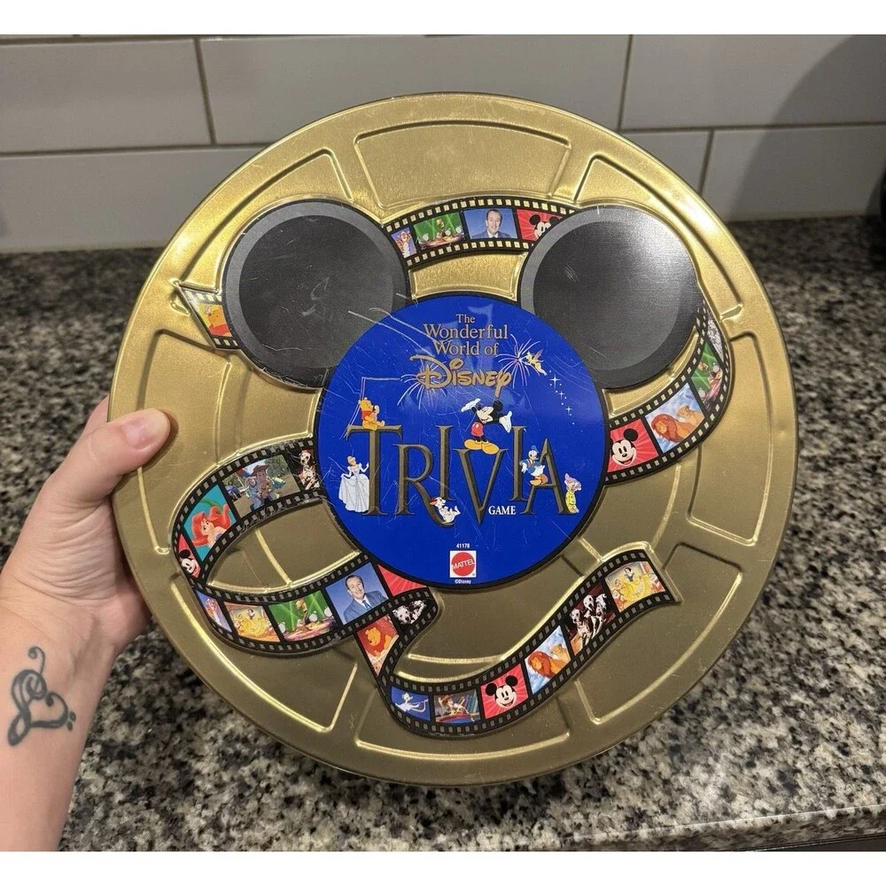 The Wonderful World Of Disney Vintage Trivia Board Game 1997 100% Complete